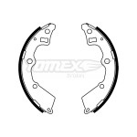 TOMEX Brakes Bremsbackensatz
